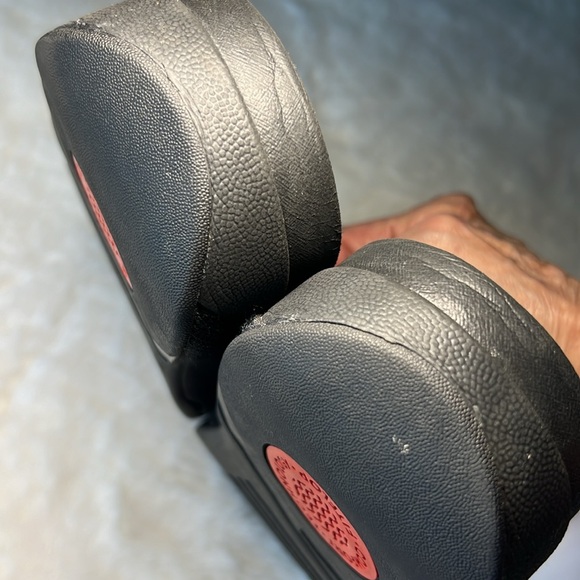 FITFLOP Surfa Thong Sandal Black Wide Strap Wedge Comfort AB3-001 Cushion 8 - Picture 13 of 16